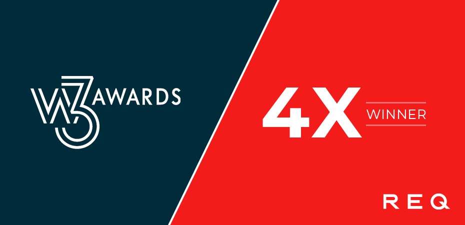 W3 Awards 4X winner